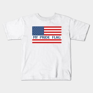 My Pride Flag - USA Kids T-Shirt